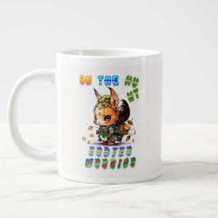 Auf der Suche nach einem Osterkrieger Jumbo-Tasse