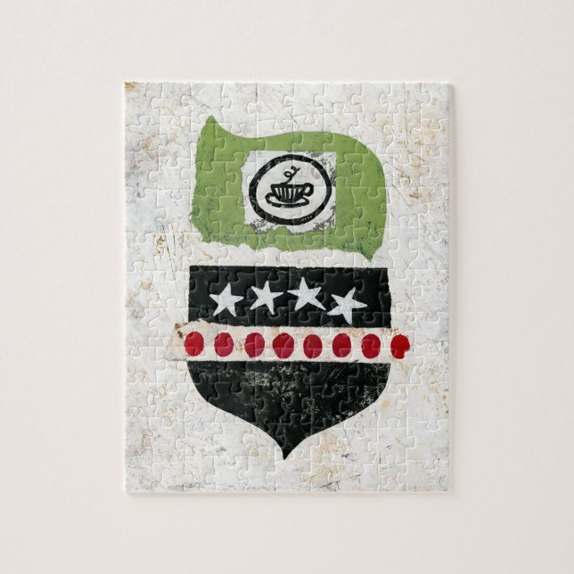 Auf der Suche nach Kaffee-Puzzle (Vertikal)