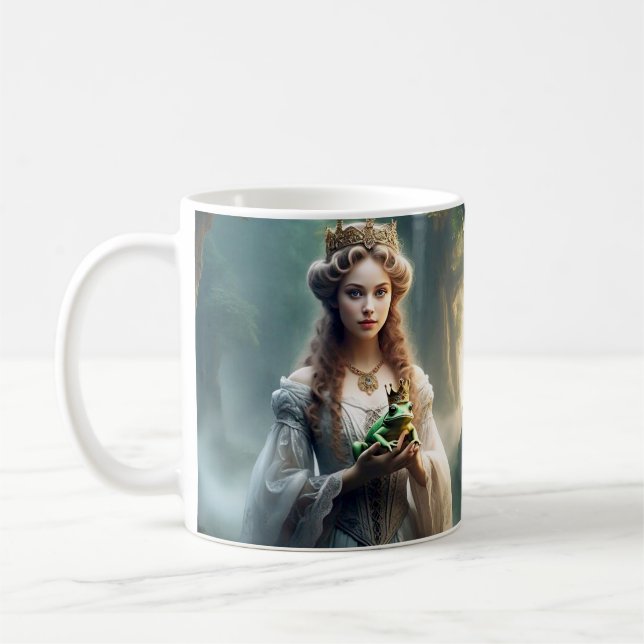 " AUF DER SUCHE NACH PRINCE CHARMING " KAFFEETASSE (Links)