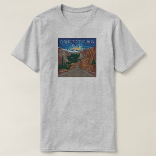Auf der Sun Road Montana Vista T-Shirt