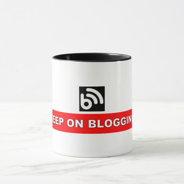 AUF DER Tasse BLOGGING behalten (Zentrum)