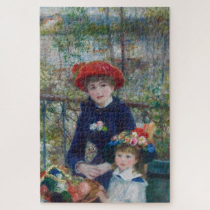 Auf der Terrasse, Impressionistisches Porträt, Ren