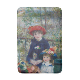 Auf der Terrasse, Impressionistisches Porträt, Ren Badematte