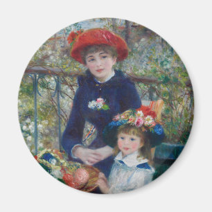 Auf der Terrasse, Impressionistisches Porträt, Ren Magnet