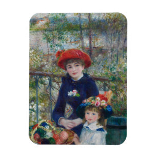 Auf der Terrasse, Impressionistisches Porträt, Ren Magnet