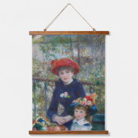 Auf der Terrasse, Impressionistisches Porträt, Ren