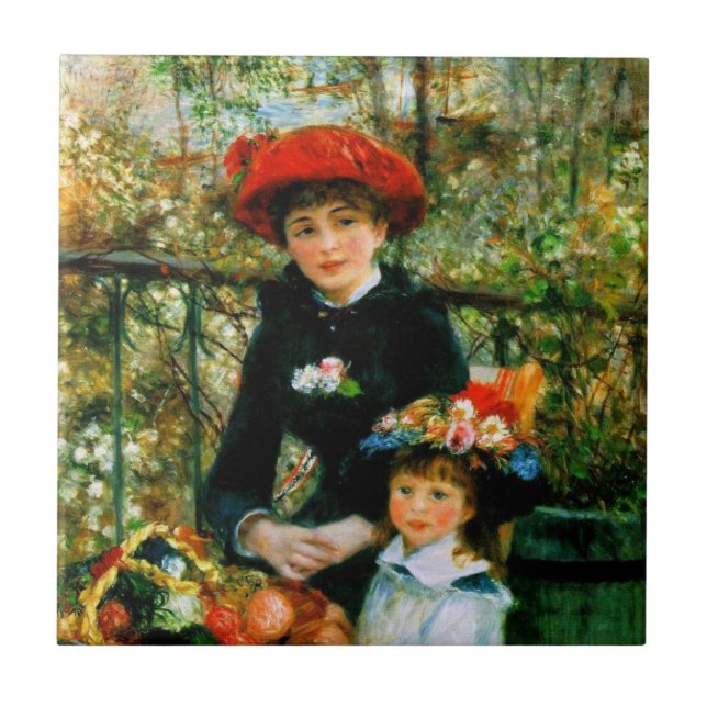 Auf der Terrasse von Renoir Fliese (Vorderseite)