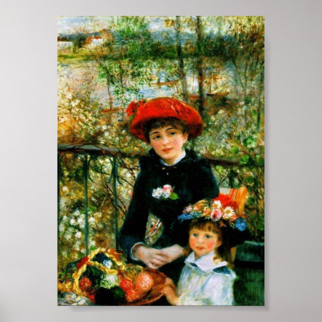 Auf der Terrasse von Renoir Poster (Vorne)
