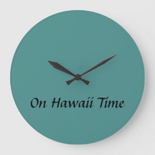Auf der Uhr der Hawaii-Zeit