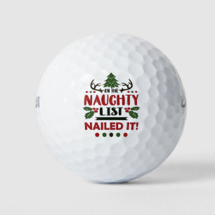 Auf der unheilvollen Liste nagelte es lustige Weih Golfball
