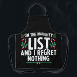 Auf der unheilvollen Liste, und ich bedaure nichts Schürze<br><div class="desc">Auf der unheilvollen Liste,  und ich bedaure nichts Weihnachten</div>