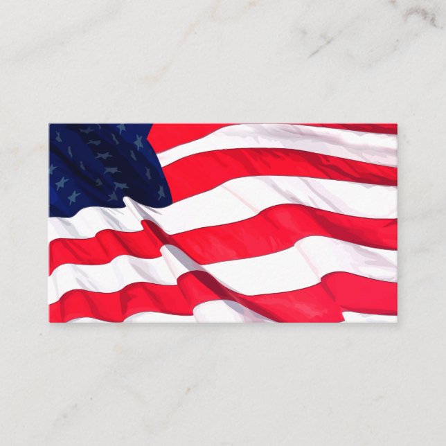 Auf der Vorderseite verblassen amerikanische US Fl Visitenkarte (Vorderseite)
