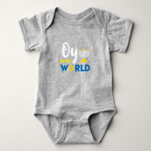 Auf der Welt, lustiges Glück Hanukkah Baby Strampler