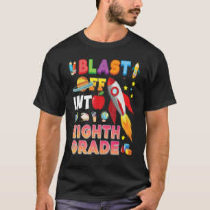 Auf die 8. Klasse zurückspringen bis zum Schulkind T-Shirt