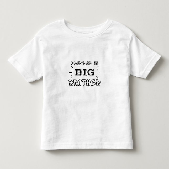 Auf die Ankündigung der großen Brüderschwangerscha Kleinkind T-shirt (Vorderseite)