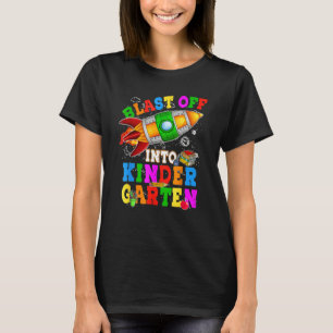 Auf die Kindergartenhalle zurück in die Schule T-Shirt