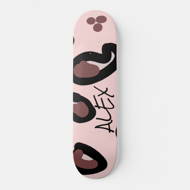 AUF DIE PERSON STIMMT SKATEBOARD (Vorderseite)