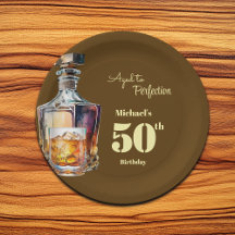Auf die Vollkommenheit gereifter Whiskey zum 50. G