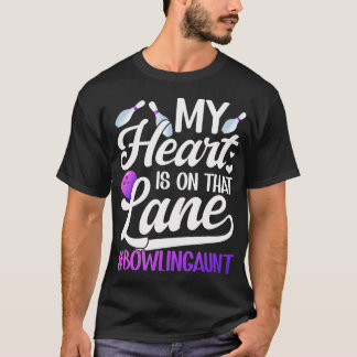 Auf dieser Bahn Bowling-Tante einer Bowlerin Tante T-Shirt