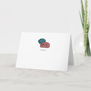 Auf dir bleibt mein Herz Minimalistisches herzlich Karte