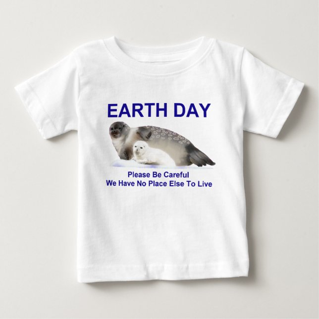 Auf dünnen Eisen Baby T-shirt (Vorderseite)
