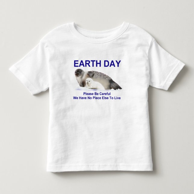 Auf dünnen Eisen Kleinkind T-shirt (Vorderseite)
