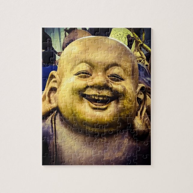 Auf ein glückliches Gesicht legen - Buddha - 8x10  (Vertikal)