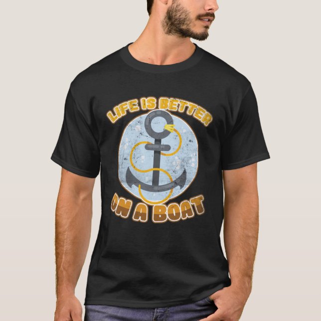 auf einem Schiff T-Shirt (Vorderseite)