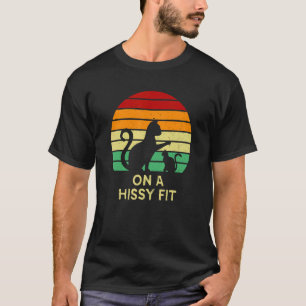 Auf einem Wutanfall  Katze  Humor Kätzchen Paare K T-Shirt
