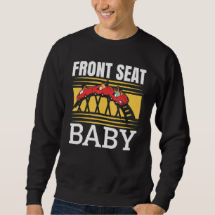 Auf einer Achterbahn Achterbahn Vergnügen Sweatshirt