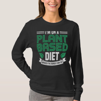 Auf einer Pflanze basiert Ernährung Vegane Pflanze T-Shirt