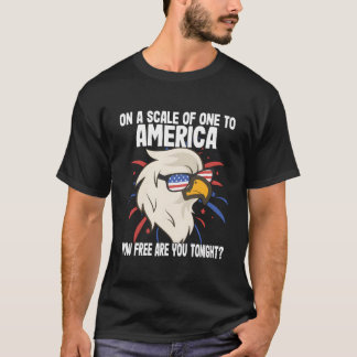 Auf einer Skala von Eins bis Amerika, wie frei bis T-Shirt