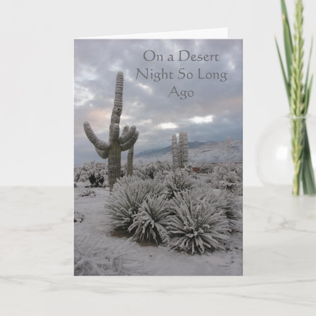 Auf einer so langen Wüstennacht Karte (Vorderseite)