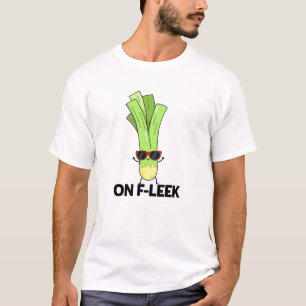 Auf Fleek Funny Veggie Leek Pub T-Shirt