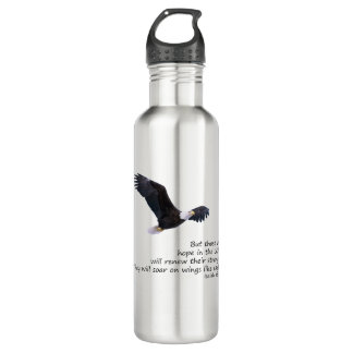 Auf Flügeln wie Adlerflasche Edelstahlflasche