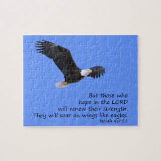 Auf Flügeln wie Adlerpuzzle