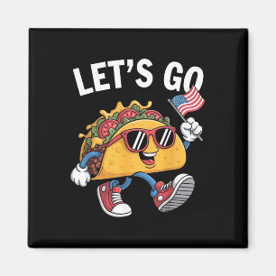 Auf geht's Taco Lustiger Trump kneift immer 9 Magnet