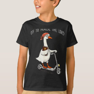 Auf geht's, um den Herrn lustig christlicher Meme- T-Shirt