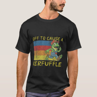 Auf geht's, um ein Chaos anzurichten Lustiger Fros T-Shirt