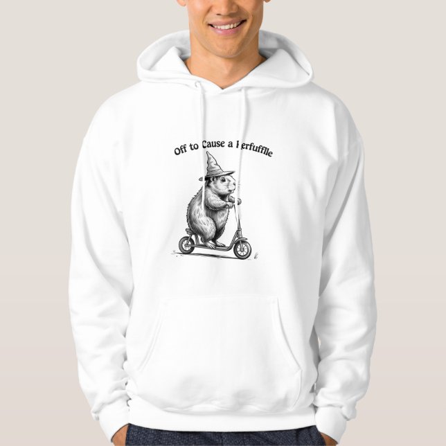 Auf geht's, um Wirbel zu verursachen Lustiger Erdh Hoodie (Vorderseite)