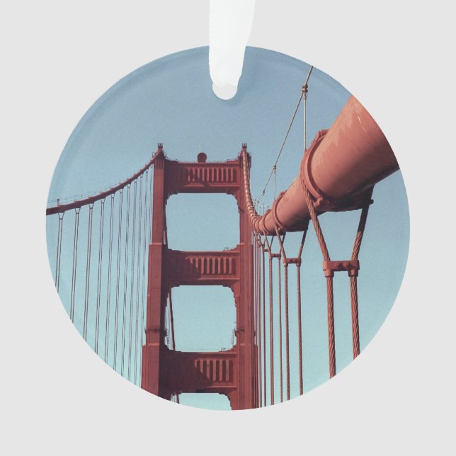 Auf Golden gate bridge Ornament (Vorderseite)