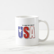 "Auf Gott vertrauen wir" Kaffee-Tasse mit