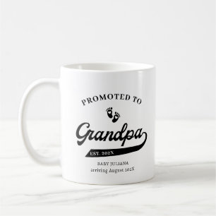 Auf GrandPa Pregnancy Ankündigung Tasse befördert