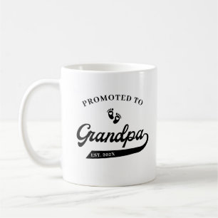 Auf GrandPa Pregnancy Ankündigung Tasse befördert
