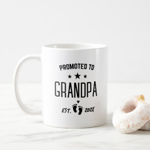 Auf GrandPa Pregnancy Ankündigung Tasse befördert
