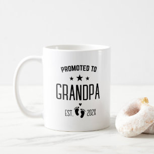 Auf GrandPa Pregnancy Ankündigung Tasse befördert