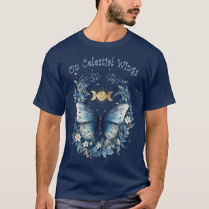 Auf Himmelflügen verzauberter Schmetterling T-Shirt