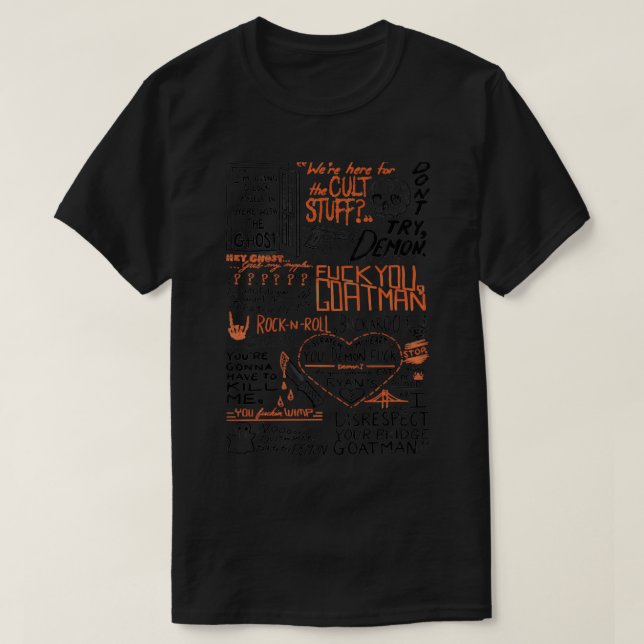 Auf Ihrem Bridge Goatman T-Shirt (Design vorne)
