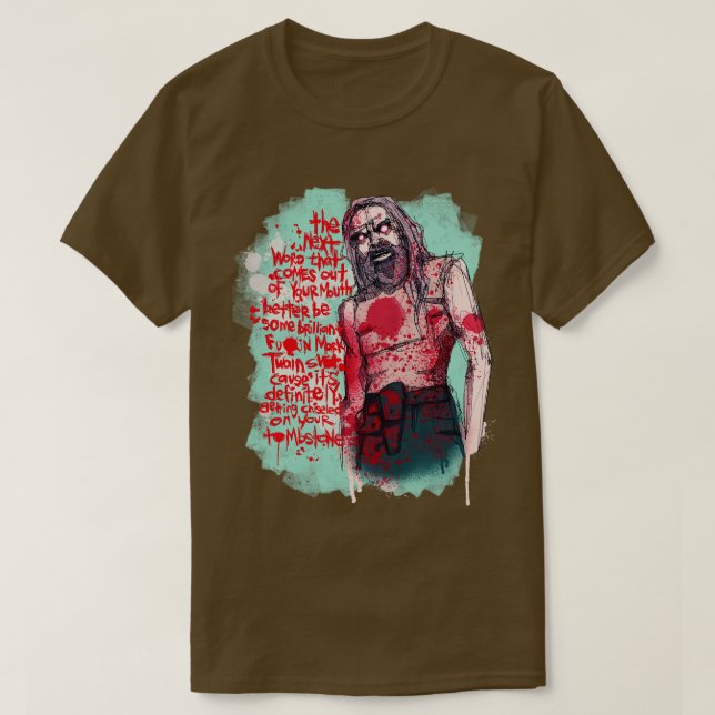Auf Ihrem Grabstein geprüft T-Shirt (Design vorne)