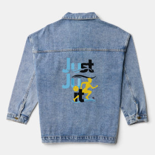 Auf Ihren Marken mit diesem Tee Jeansjacke